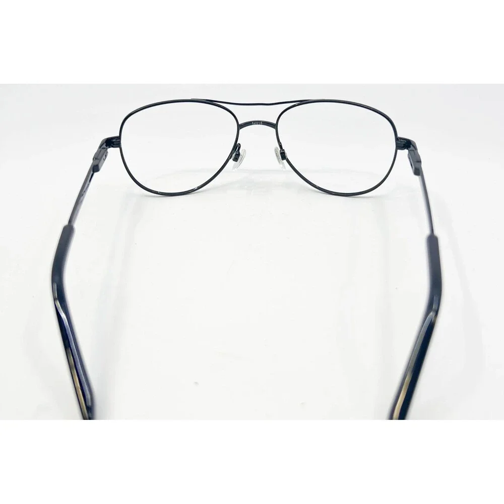 Unbranded Eyeglasses Frames Mens Black Aviator S 636 COL 90 54-18-140 54mm